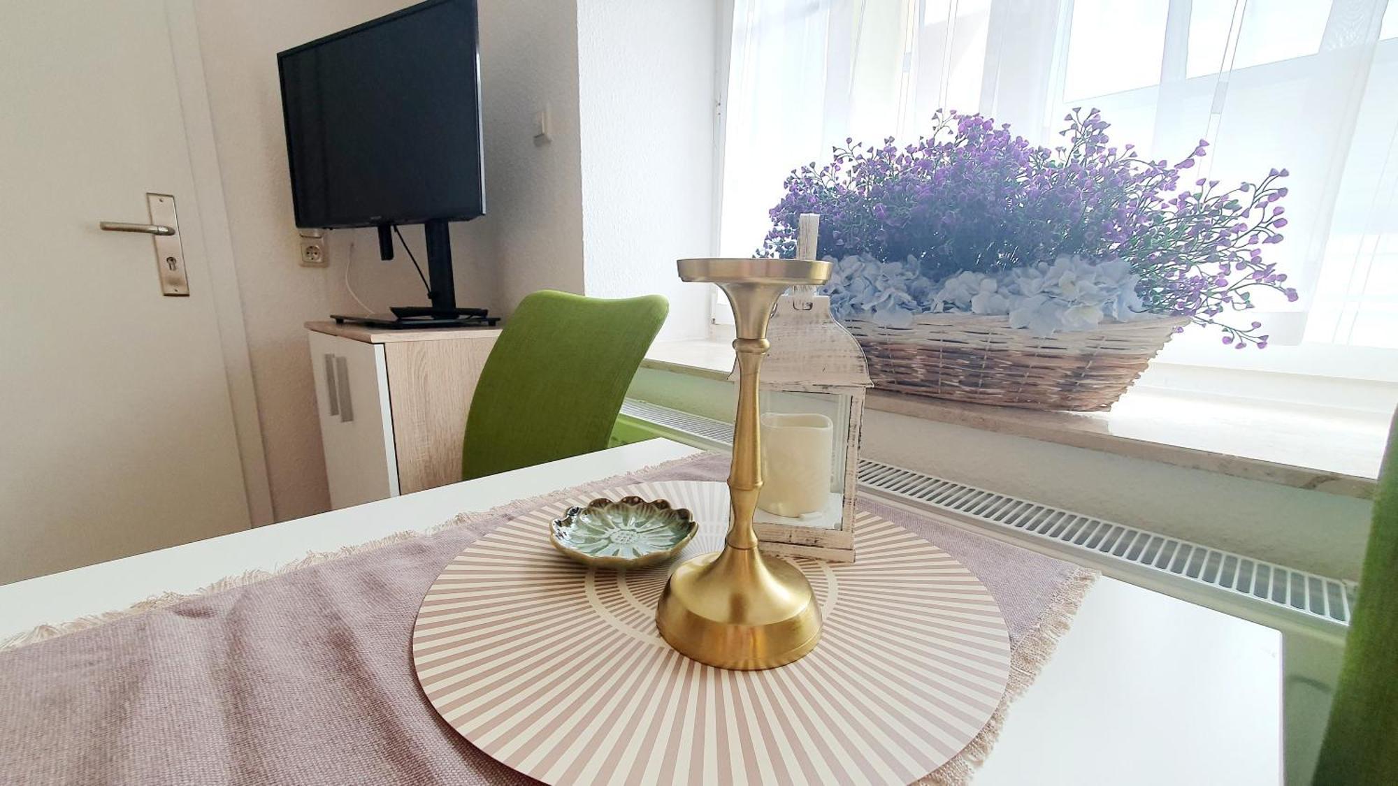 Apartment Gruener Fuerst Mit Sitzecke Im Innenhof & Naehe Park & Erdgeschoss Bad Muskau Szoba fotó