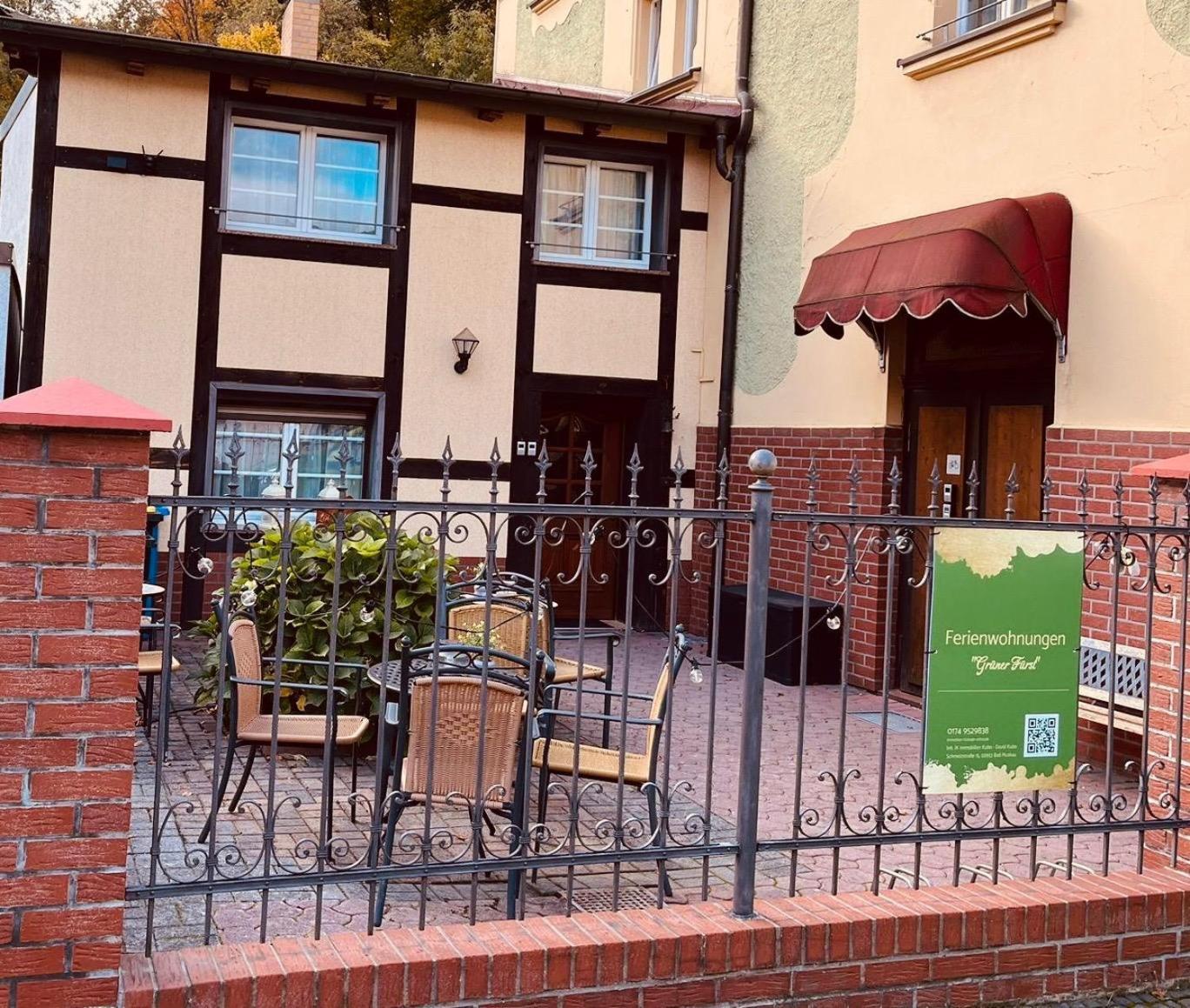Apartment Gruener Fuerst Mit Sitzecke Im Innenhof & Naehe Park & Erdgeschoss Bad Muskau Kültér fotó